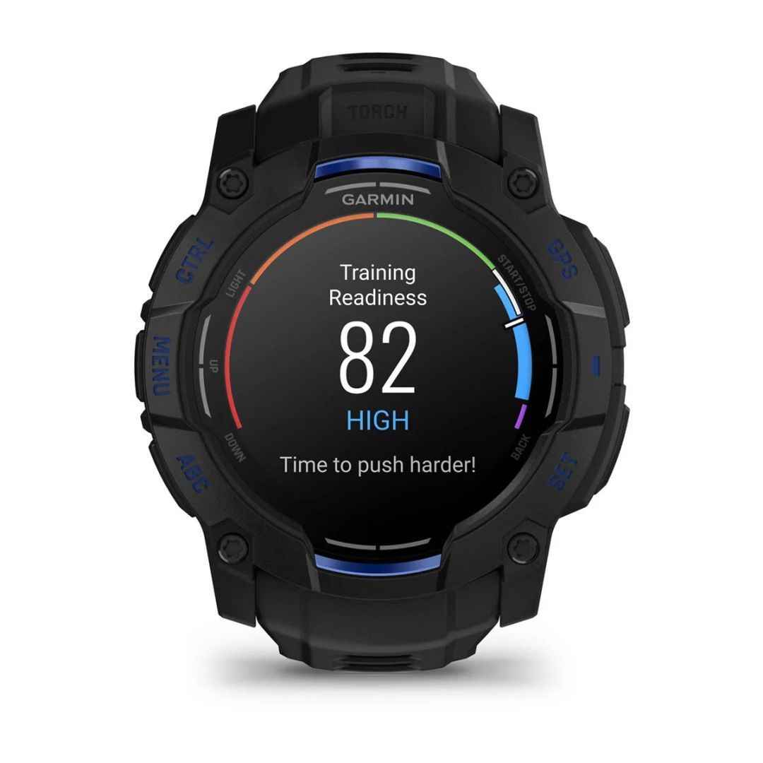 Garmin Instinct 3 50mm AMOLED Black/Blue with Charcoal Band