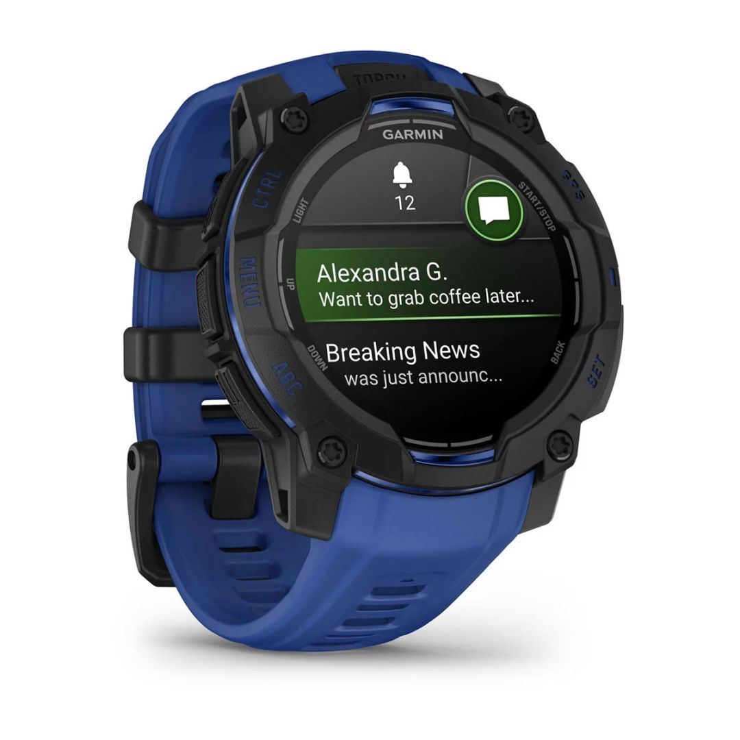 Garmin Instinct 3 45mm Amoled Blue with Black Band