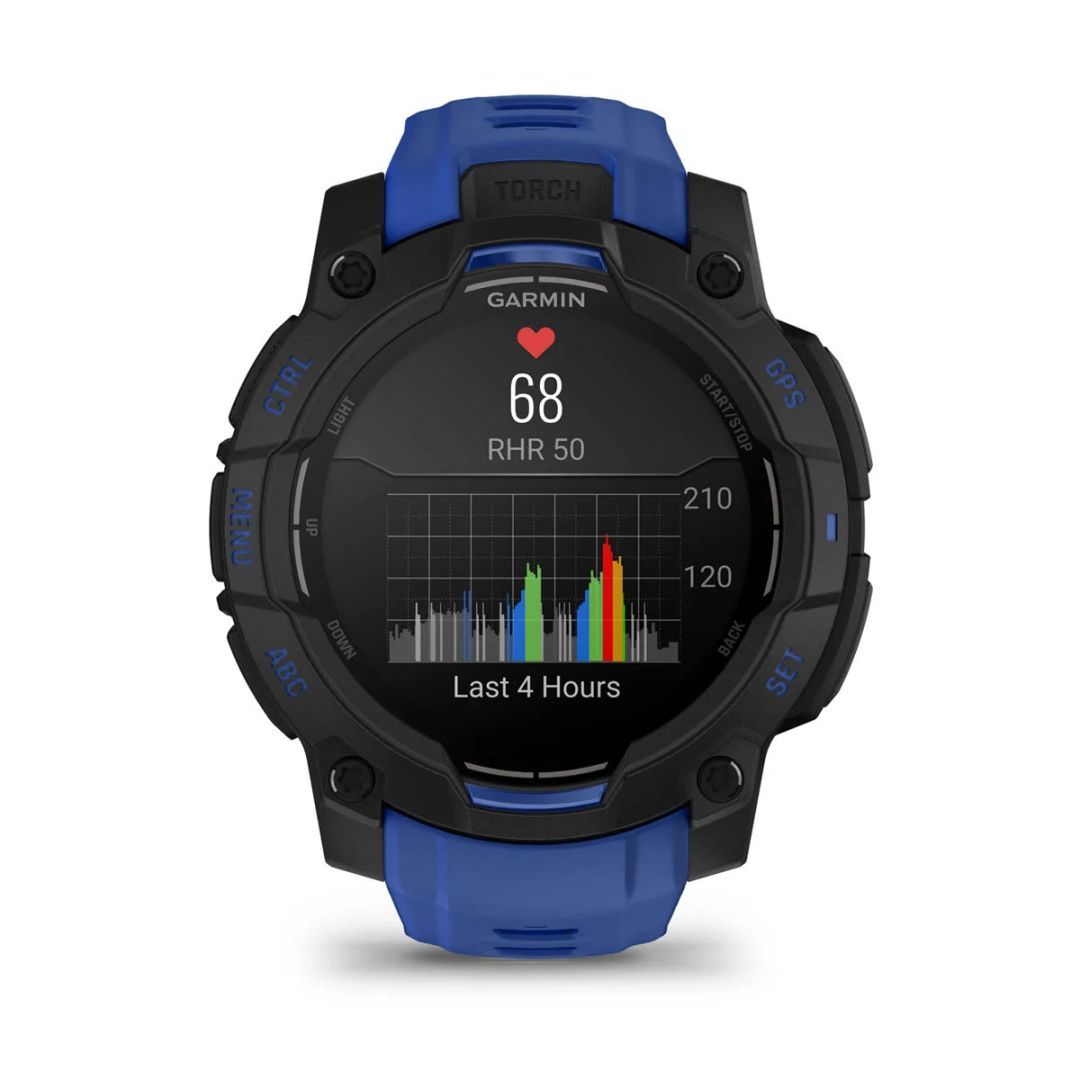 Garmin Instinct 3 45mm Amoled Blue with Black Band
