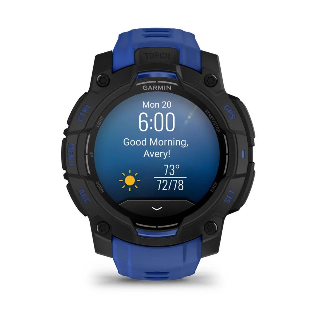 Garmin Instinct 3 45mm Amoled Blue with Black Band