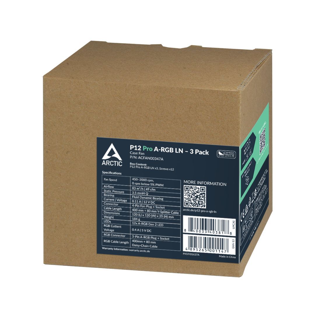 Arctic P12 Pro A-RGB LN (3db/cs)