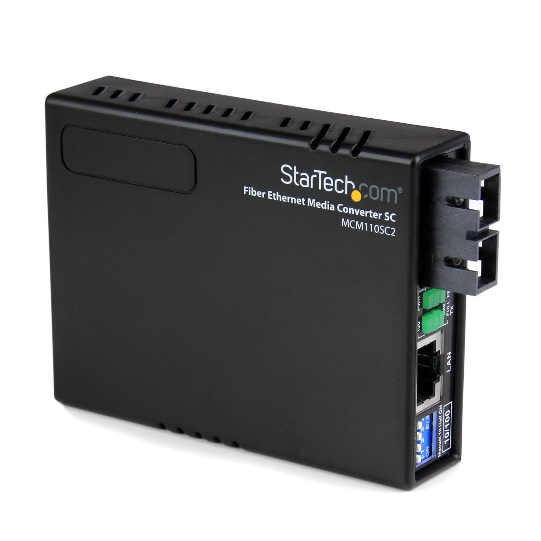 Startech 10/100 Multi Mode Fiber Ethernet Media Converter SC 2km