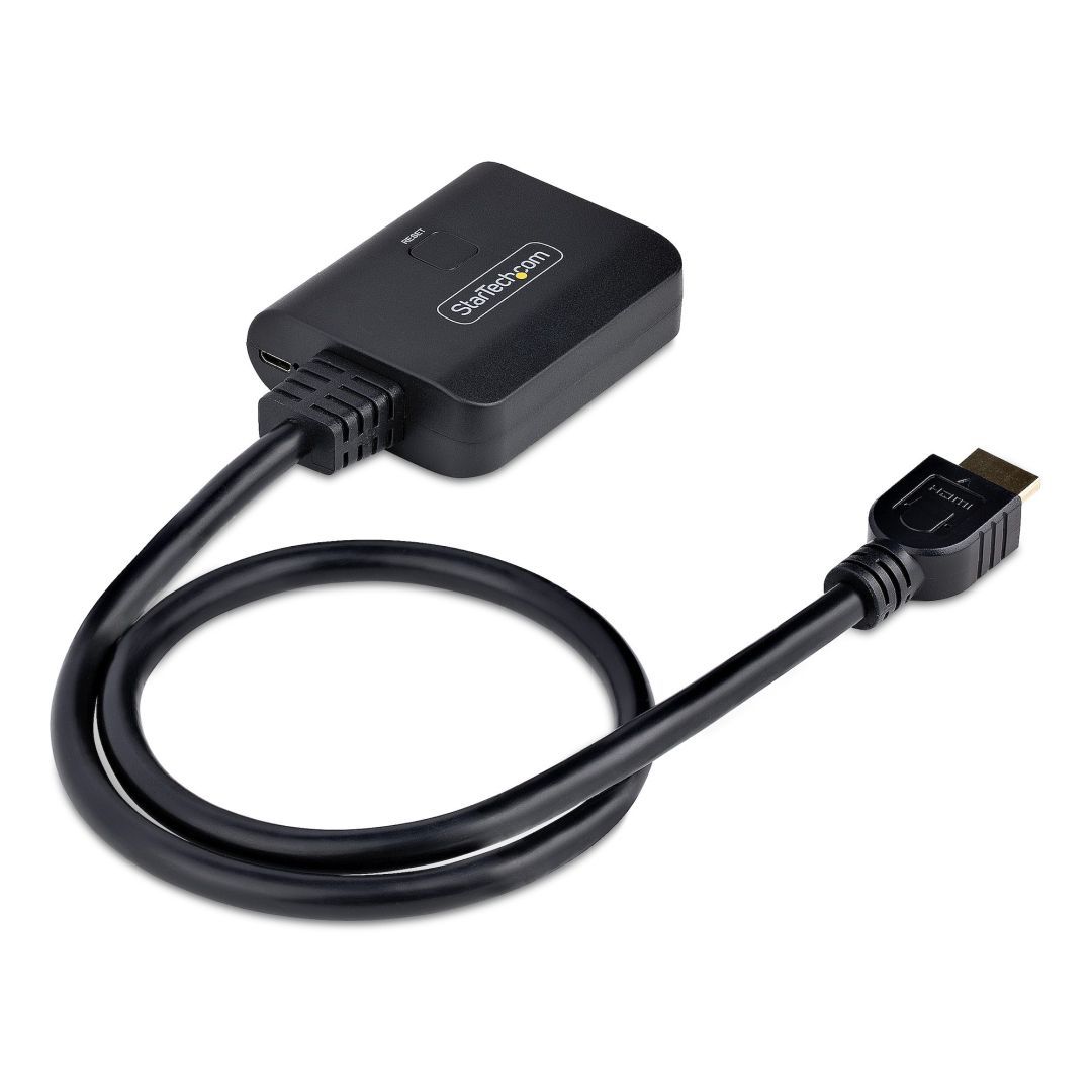 Startech 2-Port HDMI Splitter Black