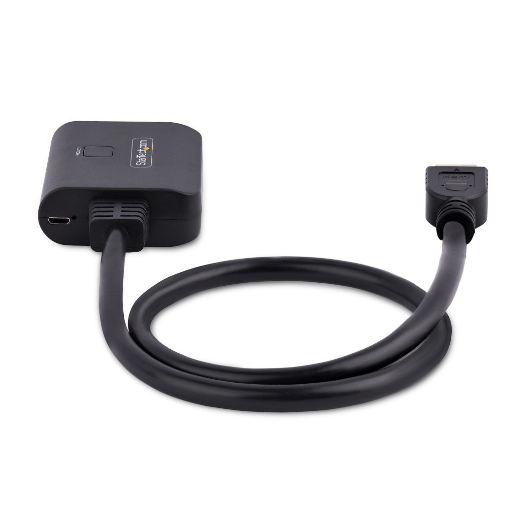 Startech 2-Port HDMI Splitter Black