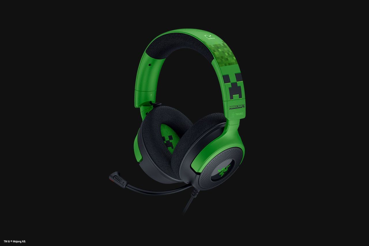 Razer Kraken V4 X Gaming Headset Minecraft Edition