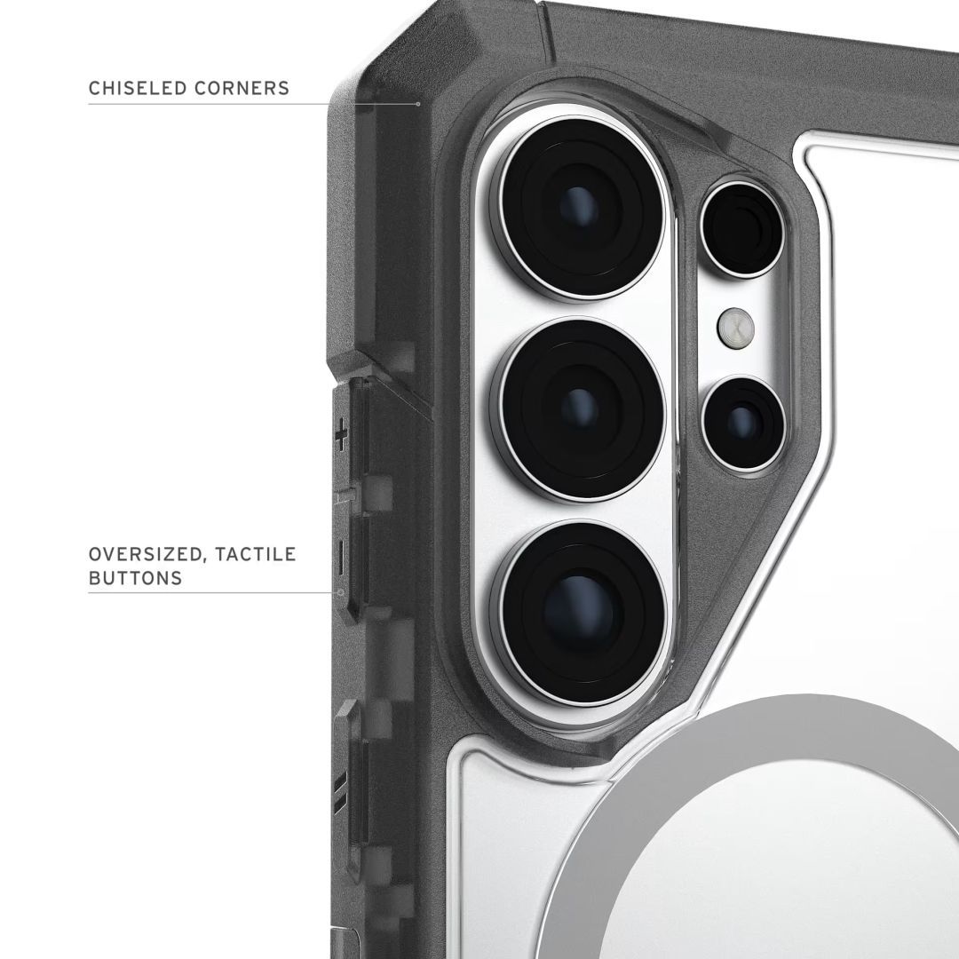 UAG Trooper case for Samsung Galaxy S26 Ultra Clear/Ash