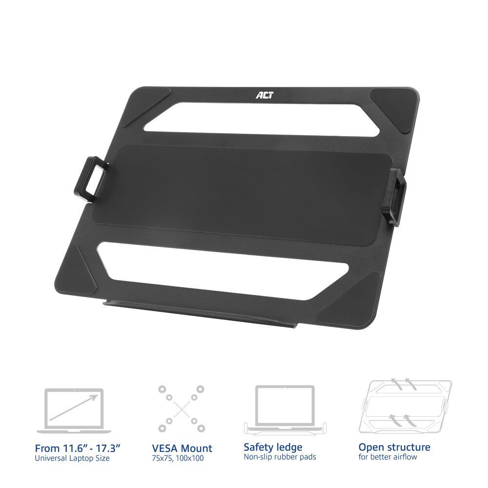 ACT AC8346 Universal laptop tray for monitor arms ACT AC8346 Universal laptop tray for monitor arms