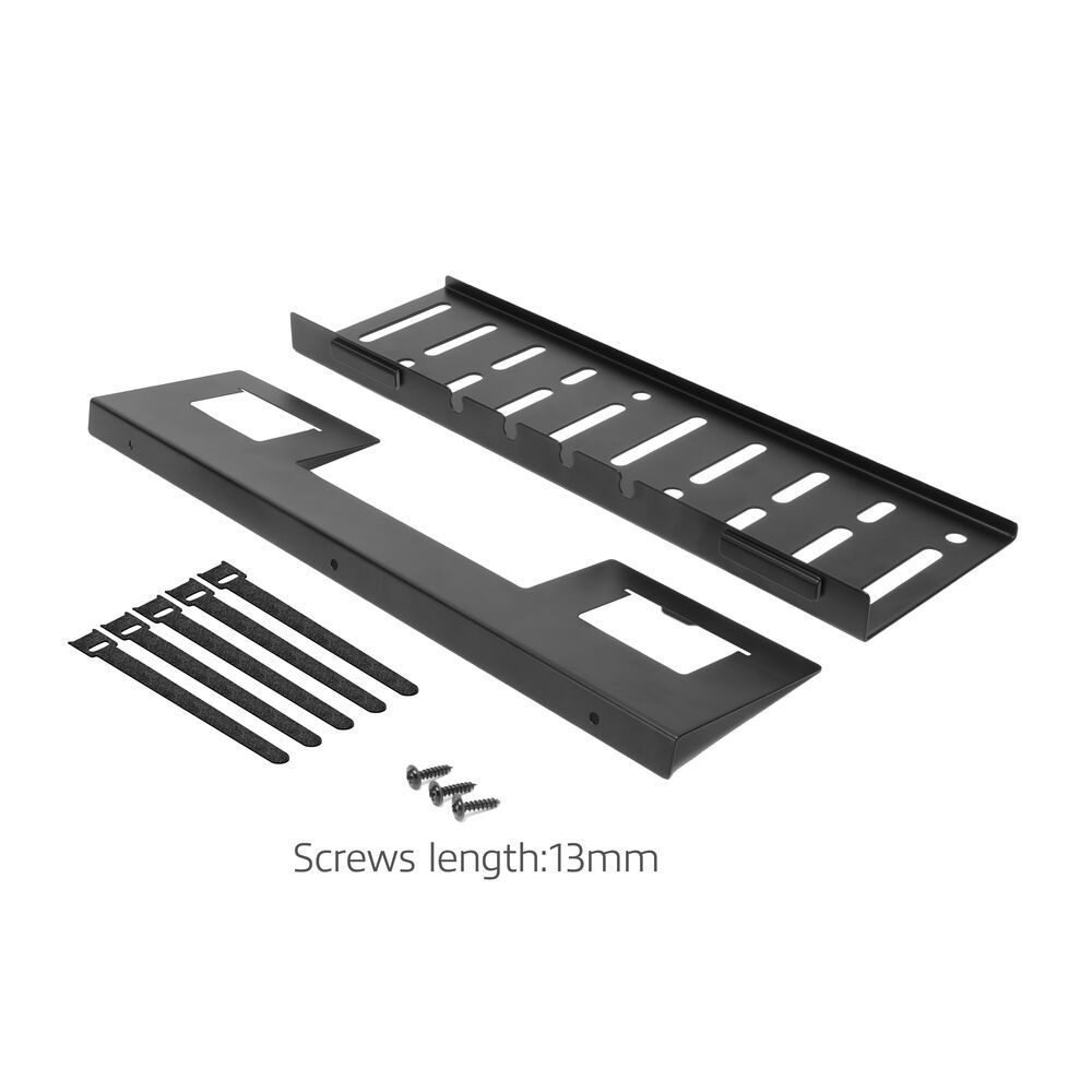 ACT Under-desk cable management tray 40cm Black ACT Under-desk cable management tray 40cm Black
