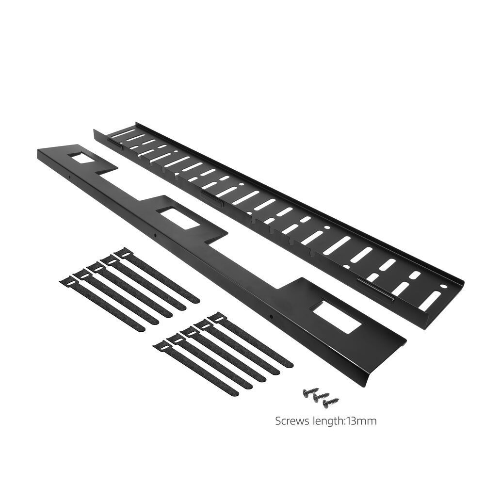 ACT Under desk cable management tray 80cm Black