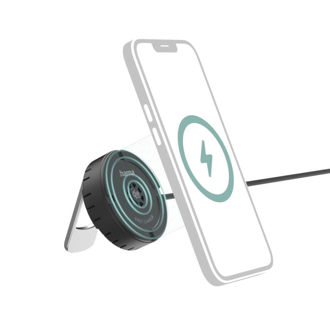 Hama Wireless Qi2 25W Charger Black