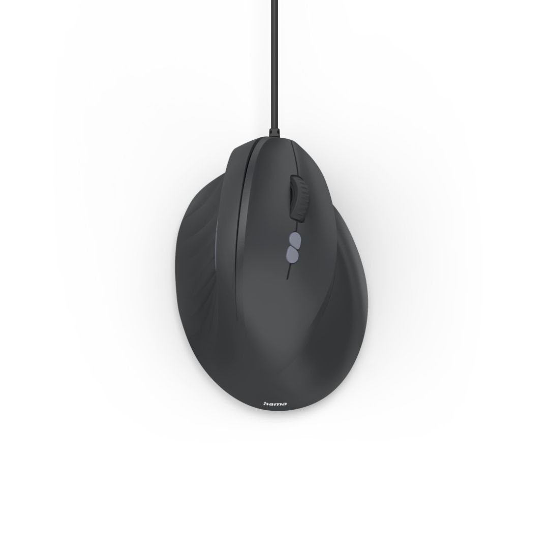 Hama ECM-500R Ergonomic Vertical Mouse Black