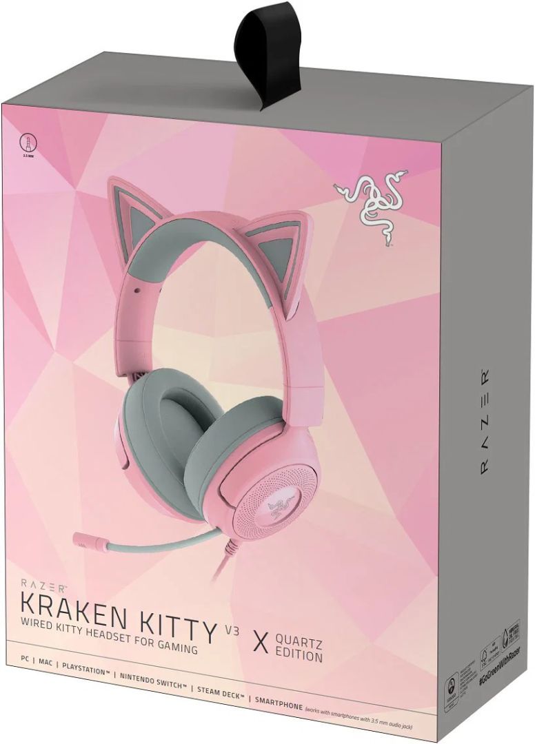 Razer Kraken Kitty V3 X Headset Quartz
