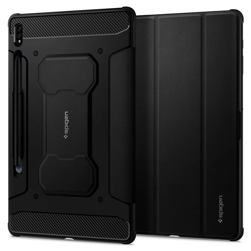Spigen Rugged Armor Pro, black - Samsung Galaxy Tab S7+/S8+ Spigen Rugged Armor Pro, black - Samsung Galaxy Tab S7+/S8+