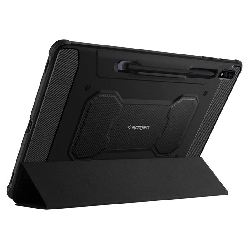 Spigen Rugged Armor Pro, black - Samsung Galaxy Tab S7+/S8+ Spigen Rugged Armor Pro, black - Samsung Galaxy Tab S7+/S8+