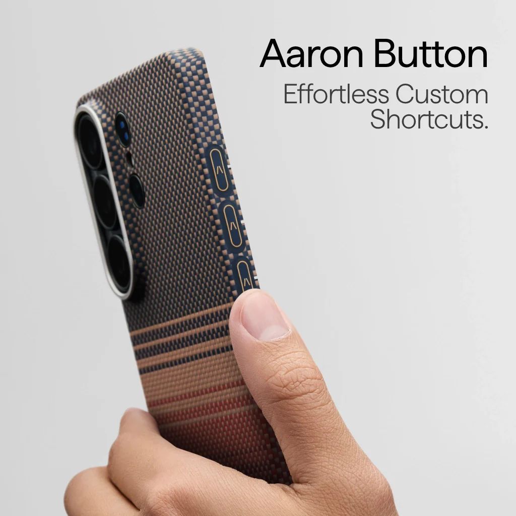 Pitaka Edge (Aaron Button) case for Samsung Galaxy S26 Sunset