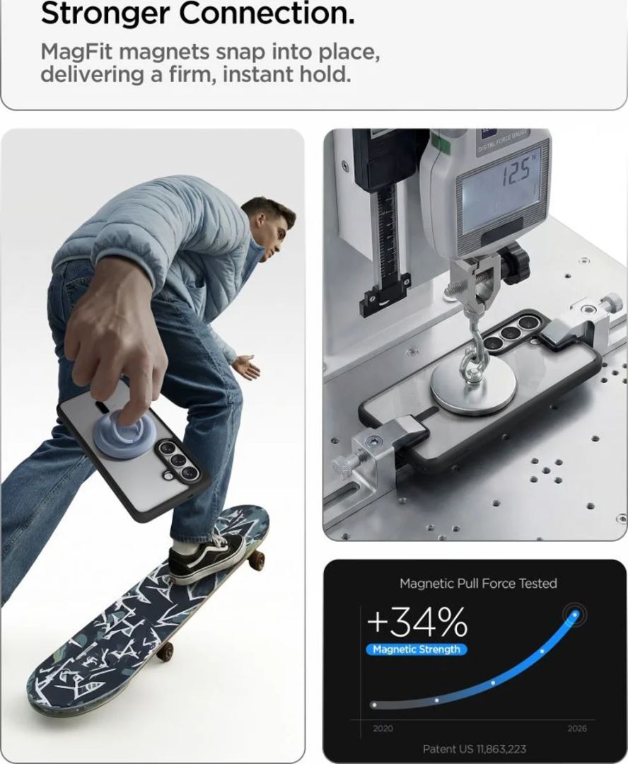 Spigen Ultra Hybrid MagSafe case for Samsung Galaxy S26+ Matte Black