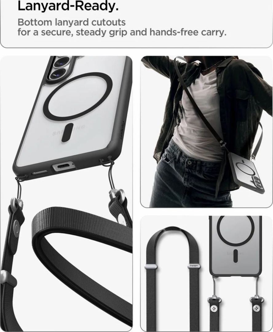 Spigen Ultra Hybrid MagSafe case for Samsung Galaxy S26+ Matte Black