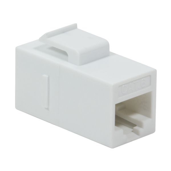 Logilink Cat.6 Keystone Inline Coupler UTP 14.5 mm width White