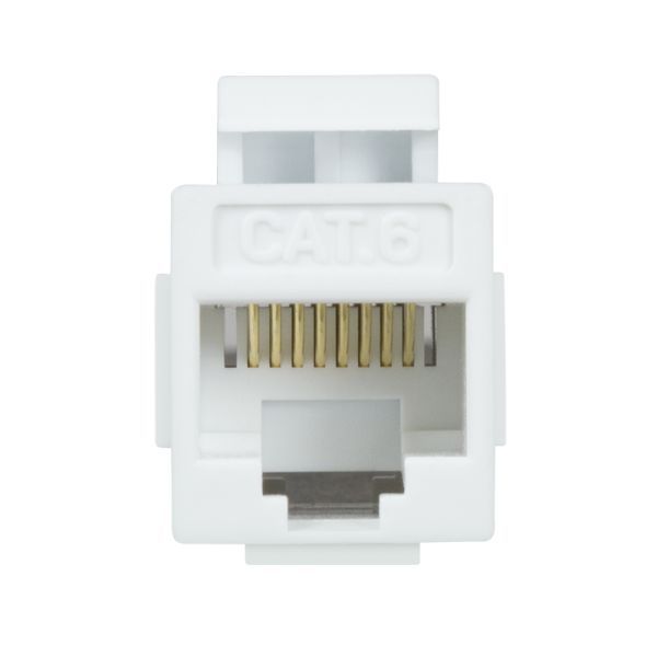 Logilink Cat.6 Keystone Inline Coupler UTP 14.5 mm width White