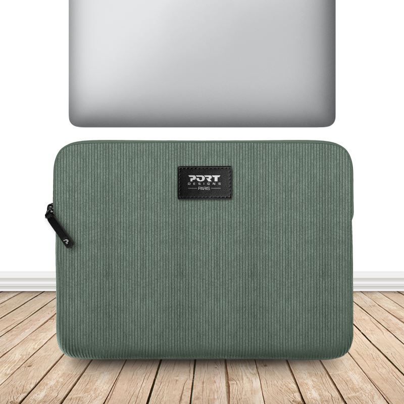 Port Designs MILANO II ECO laptop sleeve 14" Sage Green
