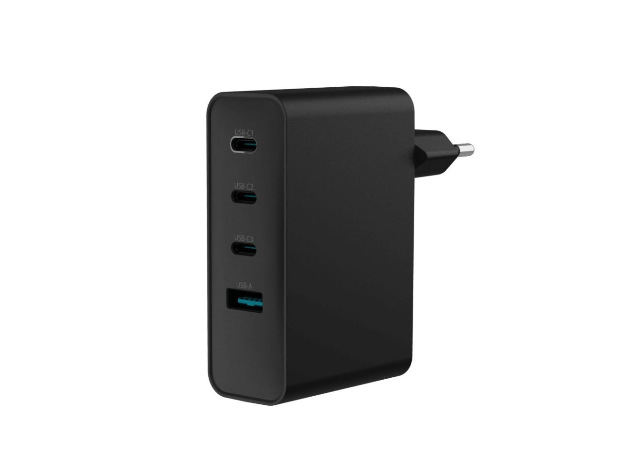 natec Ribera Gan 4-port Wall Charger Black natec Ribera Gan 4-port Wall Charger Black