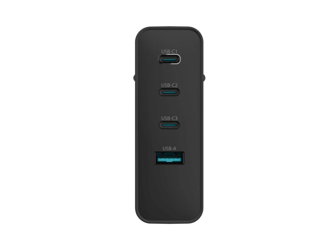 natec Ribera Gan 4-port Wall Charger Black natec Ribera Gan 4-port Wall Charger Black