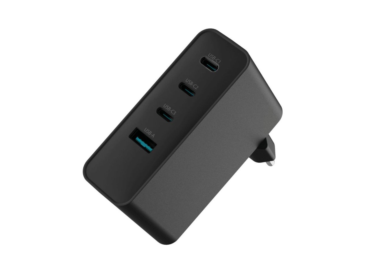 natec Ribera Gan 4-port Wall Charger Black natec Ribera Gan 4-port Wall Charger Black