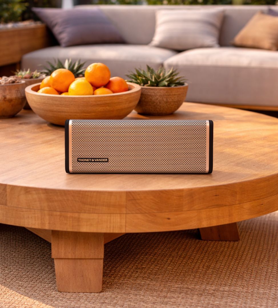 Thonet & Vander Frei Topp Bluetooth Portable Speaker Gold