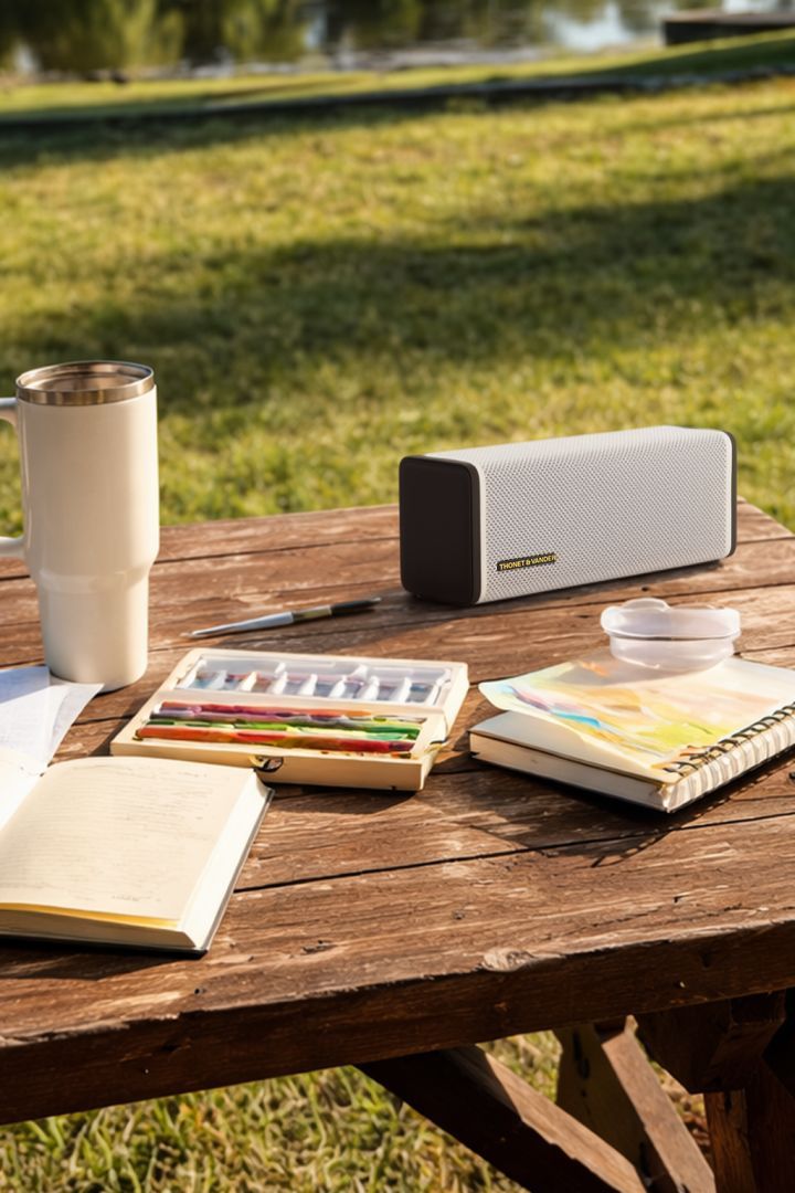 Thonet & Vander Frei Topp Bluetooth Portable Speaker Ice White