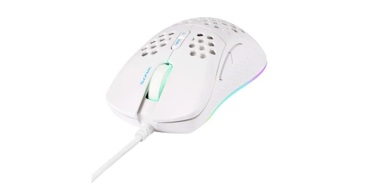 Deltaco WM75 Gaming Mouse White