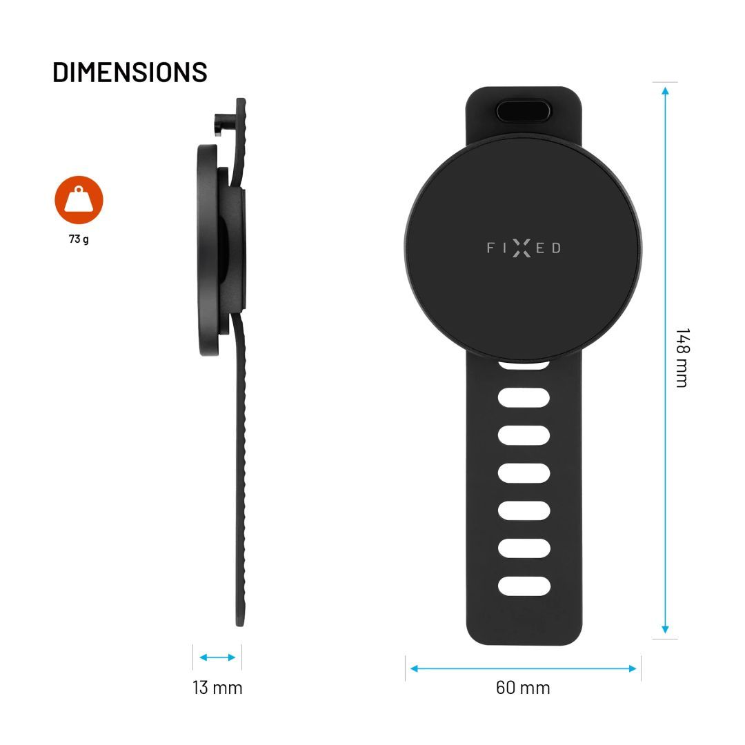 FIXED MagGrip tartó kerékpárra, fekete