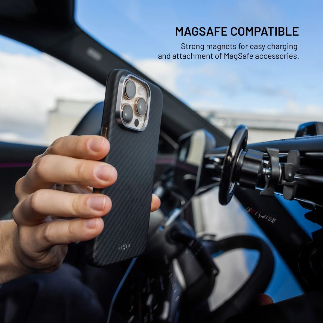 FIXED MagVelar tok Samsung Galaxy S26 készülékhez, fekete