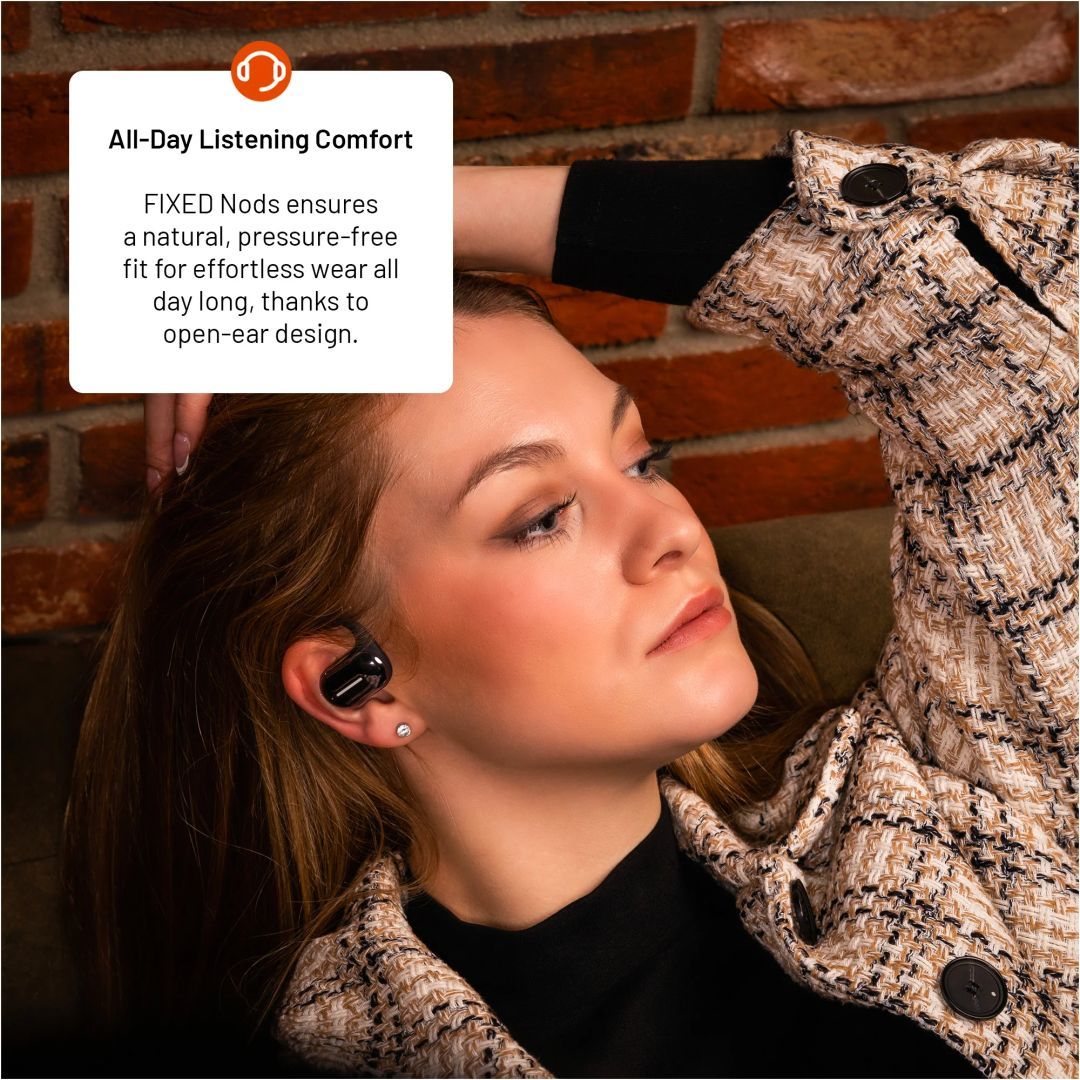 FIXED vezeték nélküli headset, fekete