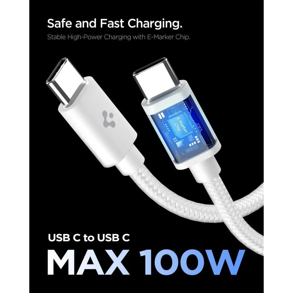 Spigen Essential 45W Wall Charger White Spigen Essential 45W Wall Charger White