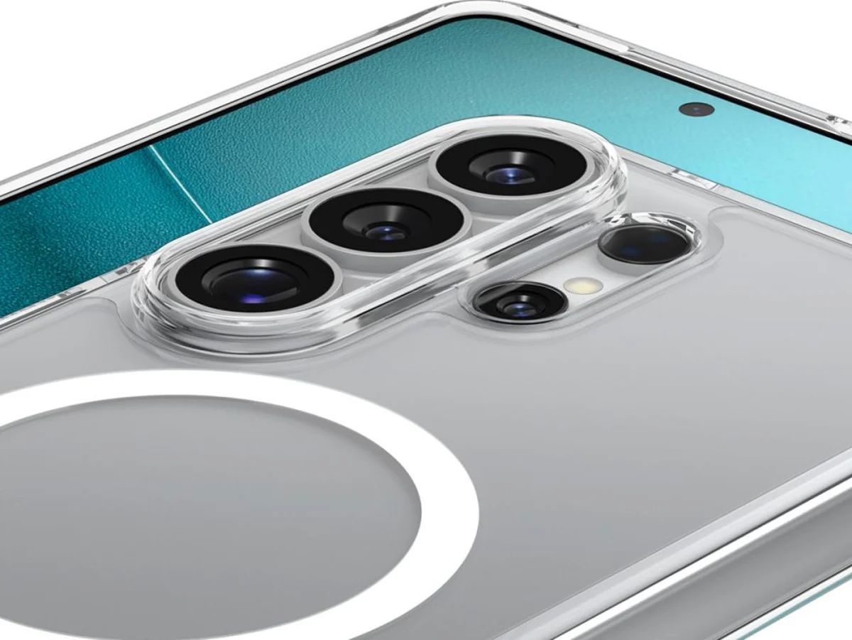 Spigen Ultra Hybrid MagSafe case for Samsung Galaxy S26 Ultra Clear White