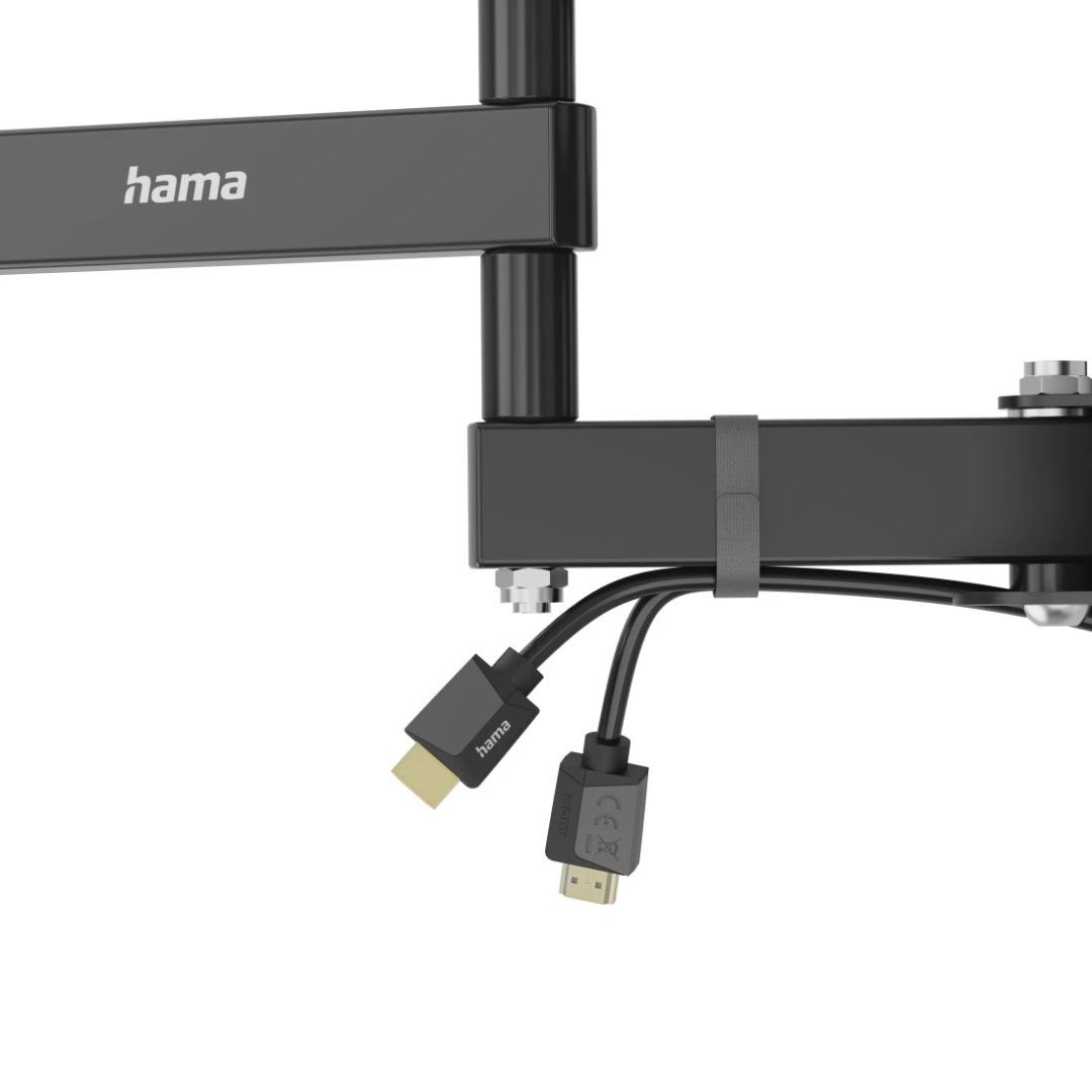 Hama FullMotion TV Wall Bracket 600x400 216cm (85") Black