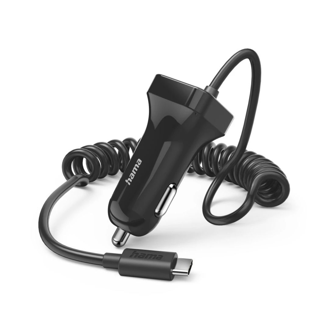 Hama 12W USB-C Car Charger Black