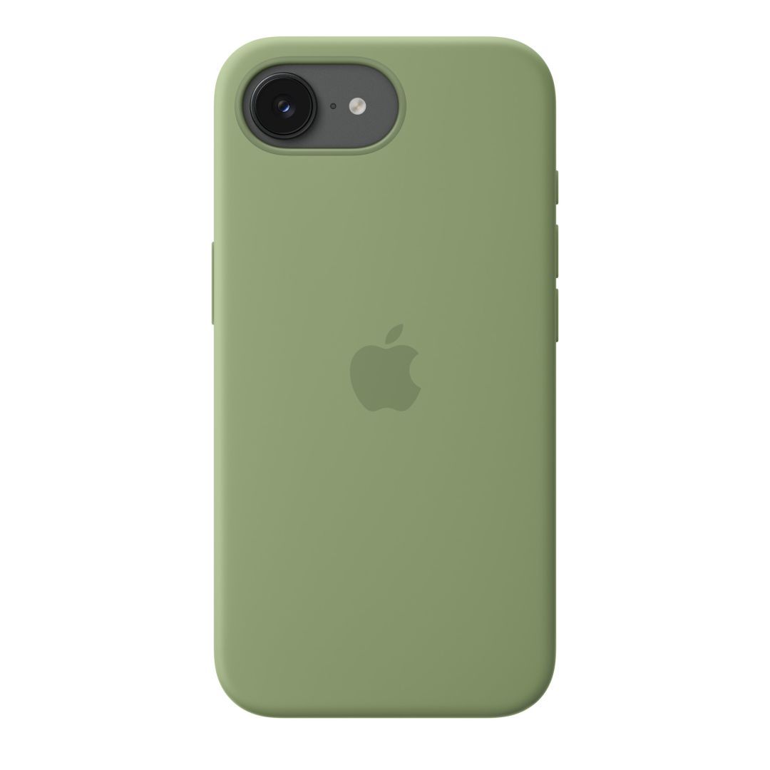 Apple iPhone 17e Silicone Case with MagSafe Light Moss