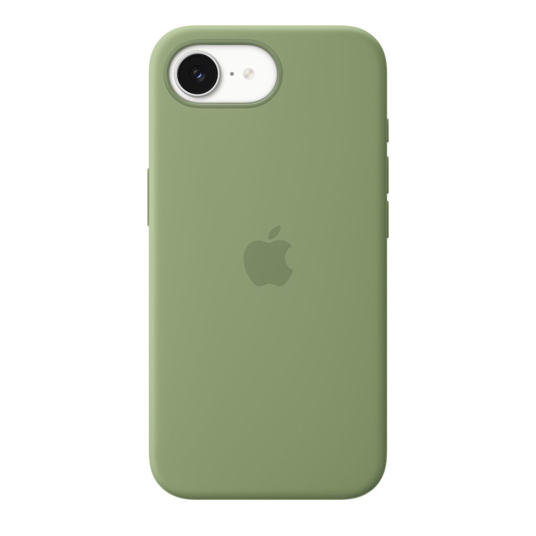 Apple iPhone 17e Silicone Case with MagSafe Light Moss