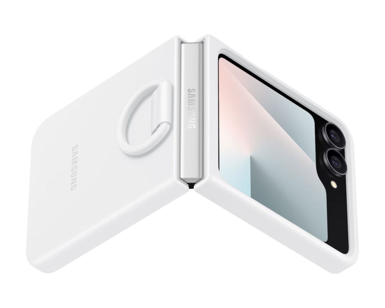 Samsung Galaxy Flip6 Silicone Case White