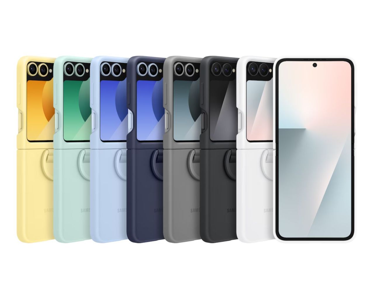 Samsung Galaxy Flip6 Silicone Case White