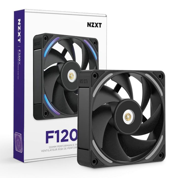 NZXT F120X 120mm Performance RGB Fan Black