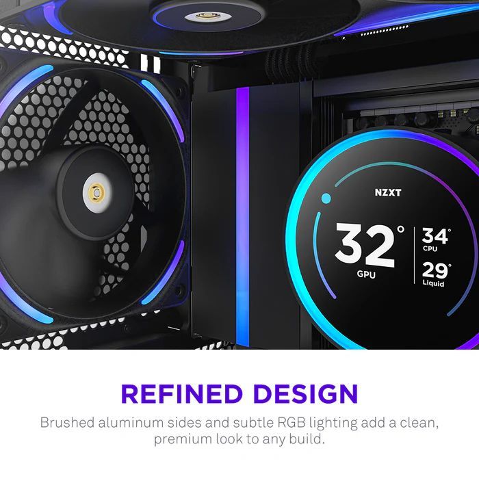 NZXT F120X 120mm Performance RGB Fan Black