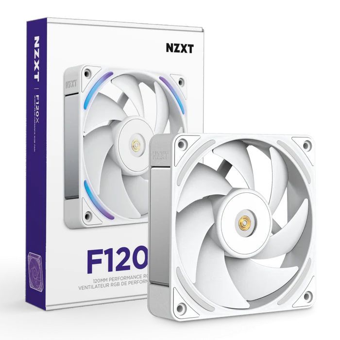 NZXT F120X 120mm Performance RGB Fan White