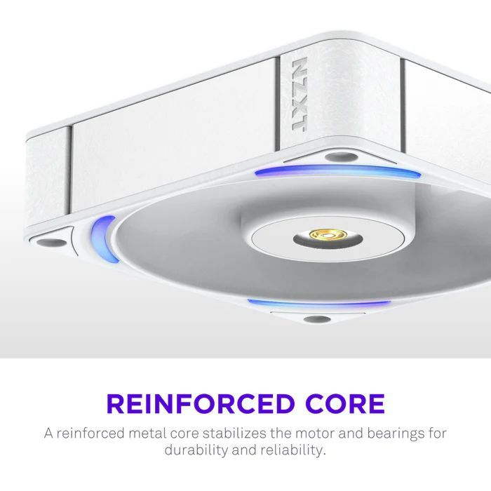 NZXT F120X 120mm Performance RGB Fan White