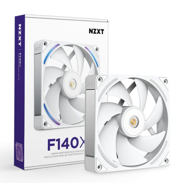 NZXT F140X 140mm Performance RGB Fan White