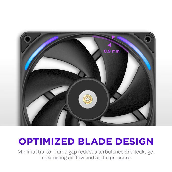 NZXT F140X 140mm Performance RGB Fan Black