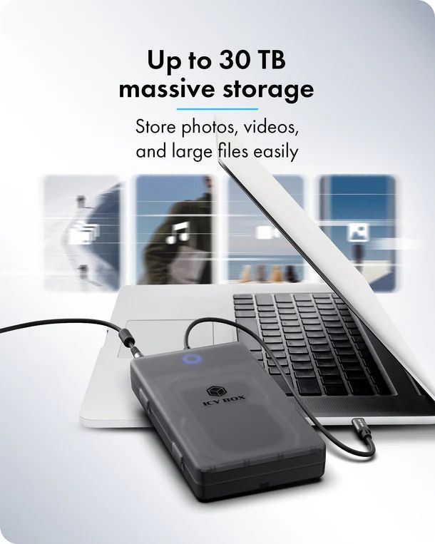 Raidsonic IB-388-CU3 Enclosure for 2.5"/3.5" SATA SSD/HDD Raidsonic IB-388-CU3 Enclosure for 2.5"/3.5" SATA SSD/HDD