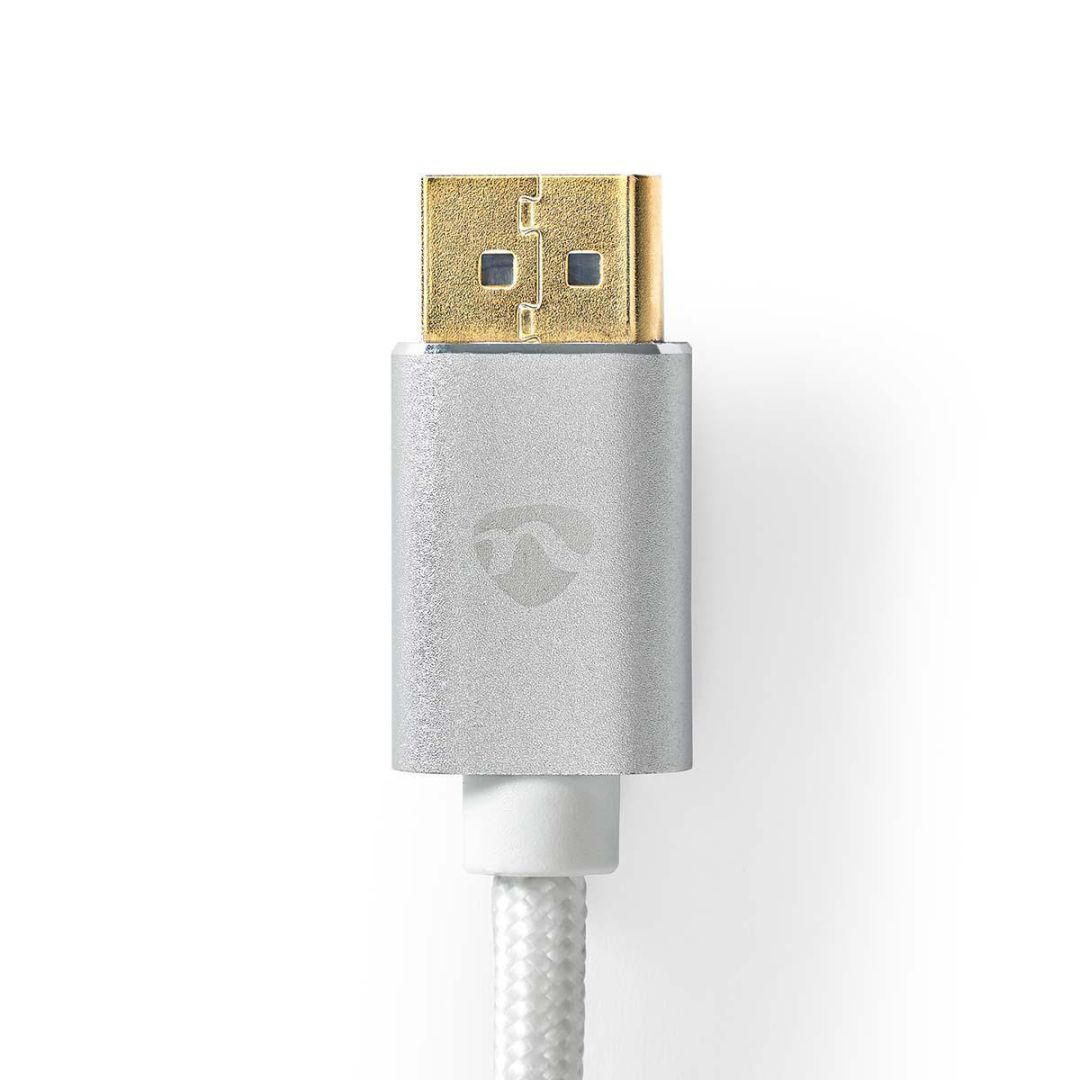 Nedis DisplayPort Male - DisplayPort Male 8K60Hz Gold Plated 2m Silver