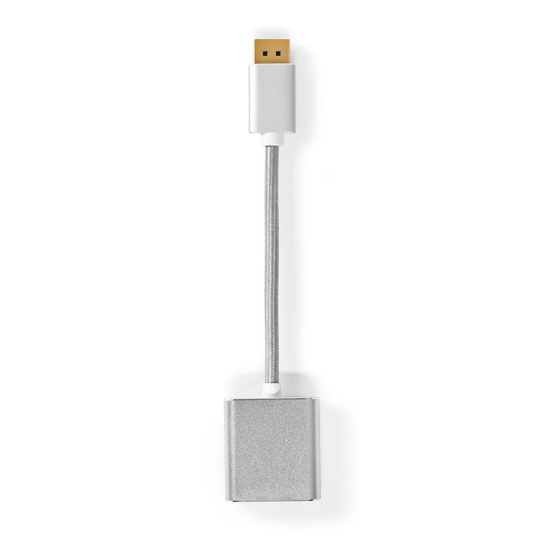 Nedis DisplayPort Male - DVI-D 24+1-Pin Female Gold Plated 0,20m Silver